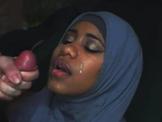 Hijabi cumshot compilation