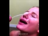 So much cum on face