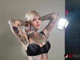 Behind the scenes with tattooed bombshell Amber Luke