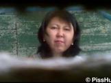 Mature asian toilet spy