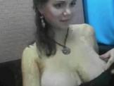 Russian super busty tits