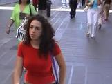 Street Candid Frizzy Hair Big Boobs