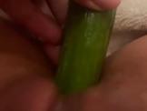 Anal Cucumber Masturbation Part 2