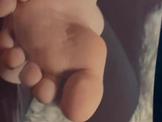 cum on her sexy soles