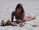 Voyeur catches multiple young nudist babes on a hidden 
