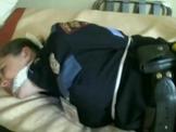 State Trooper Betrayed Cuffed and Tied Up
