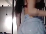Pole Dance Fumble A Fun Sexy Attempt in the Airbnb