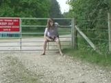 Pissing British Woman 2
