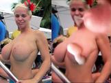 big boobs nudist blonde short hair tribute