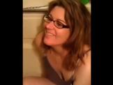Amateur wife Drinks 2 guys piss