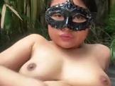 a hot asian teen mast outside 445