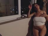 Smoking Busty Pregnant