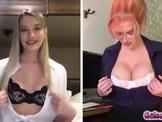 Serene Siren asks Kenna James to do a little striptease