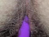 hairy gf gets fucked with vibrater