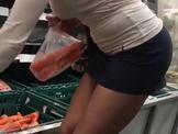 Hot MILF at Grocery Store