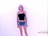 Skinny Blonde rides and sucks hard cock at audition