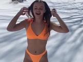 Bikini Girl in the Snow