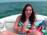 Giving BJ on a boat