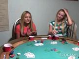 College poker sex game with boob flashing