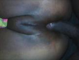 Amateur Ebony BBW fucked in the ass