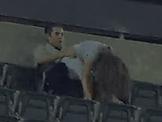 Amateur Couple Having Sex In A Stadium