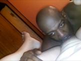 Black dude eating a white MILF