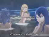 Fairy Tail bathing pool scene 