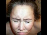 Amateur wife facial comp