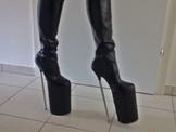 12 Inch Metal Stiletto Heels Boots Test 