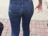voyeur jeans thick hair