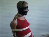 Helpless bitch Patty taped and tied