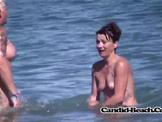 Beautiful Amateur Pregnant Nudist Milf Beach Voyeur Spy