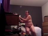 Chubby hairy mom sneaky watched