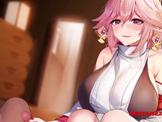 Beautiful Pink Haired Busty Girl 3D HENTAI