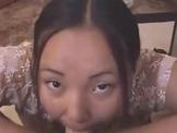 chubby asian girl sucks dick