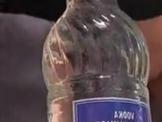 Bottle in both holes till squirt